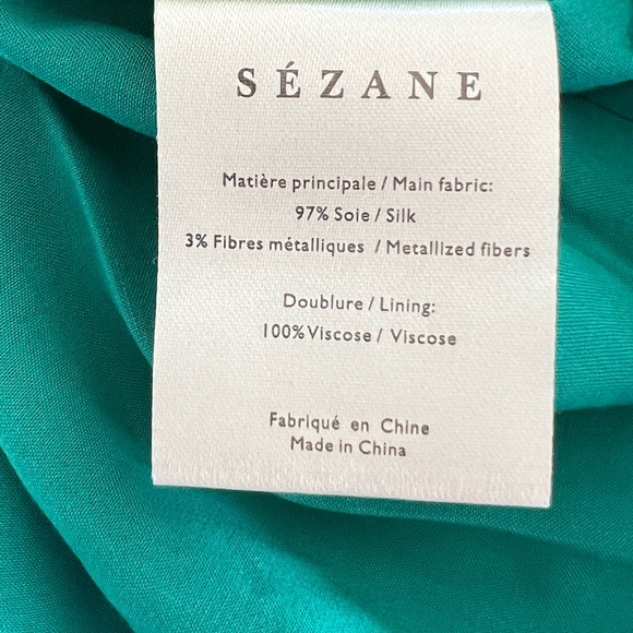 Sézane Alexandra Silk Chiffon Dress - Picture 10 of 10